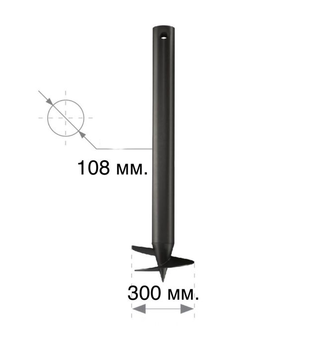 Винтовые сваи 108х1800