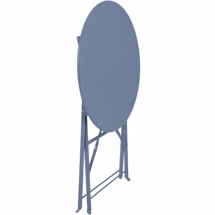 Сгъваем метален комплект столове и маса