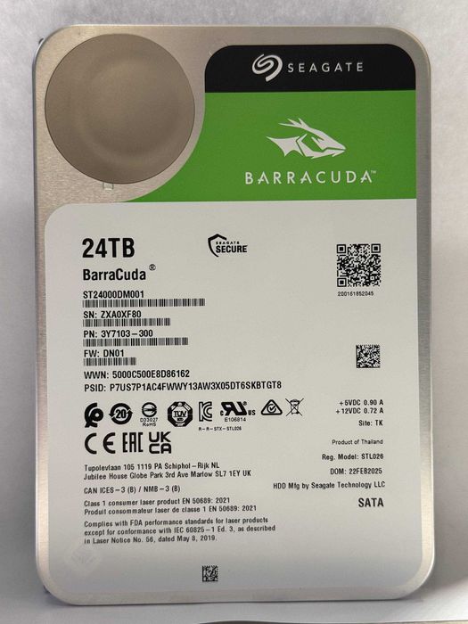 Seagate BarraCuda 24TB (ST24000DM001)