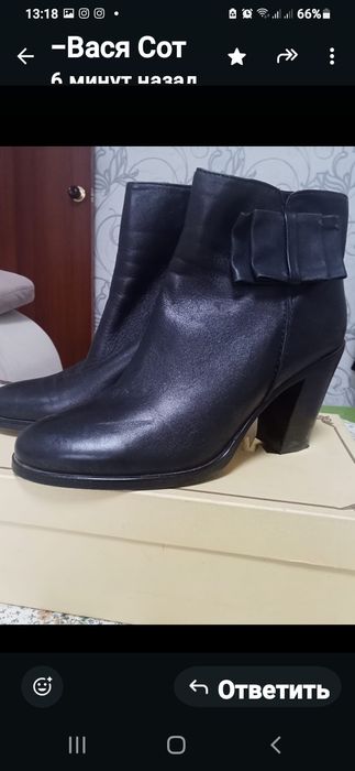 Ботинки натуральная кожа