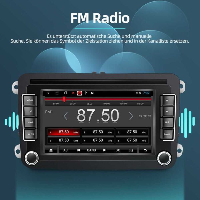 Промоция Мултимедия за VW PASSAT GOLF TOURAN CADDY JETTA, 7 инча,Wi-Fi