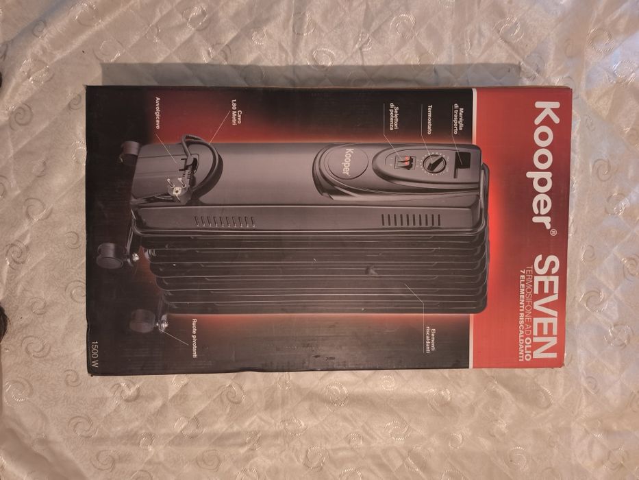 Маслен радиатор 7 елемента нов