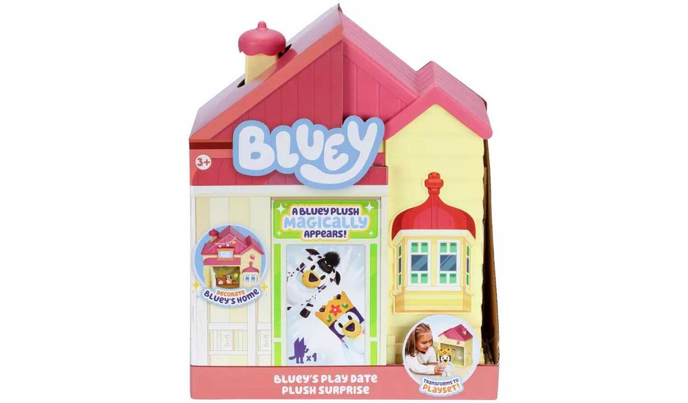 BLUEY Къщата на Блуи с фигурка плюшена играчка