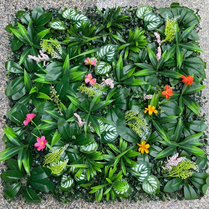 Искусственная фито стена, растения на стену с установкой