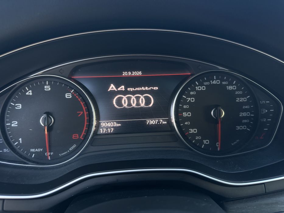 Audi A4 Quattro 2.0 TFSI • 252 к.с. • 2018 г. • 90 403 км