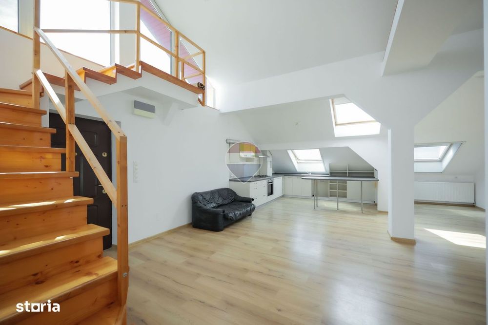 Apartament la mansardă – peste 140 mp utili | 3 dormitoare | Nufărul