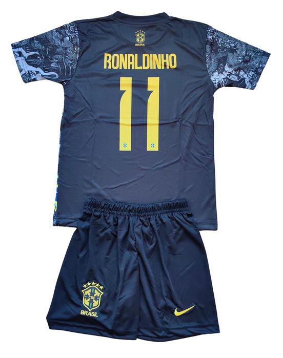 Детски футболен екип Бразилия Роналдиньо тениска Ronaldinho Brazil
