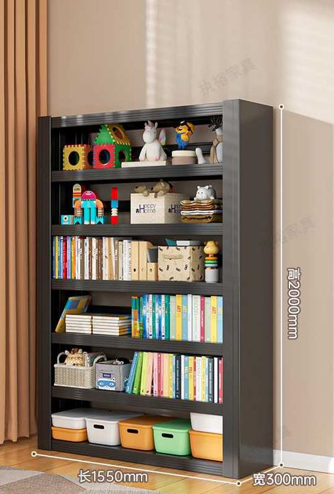 Болалар китоб жавони деворга ўрнатиладиган/ полкалари созланади