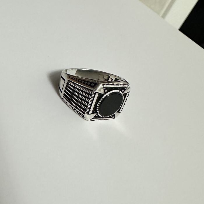 Серебряное мужское кольцо 21