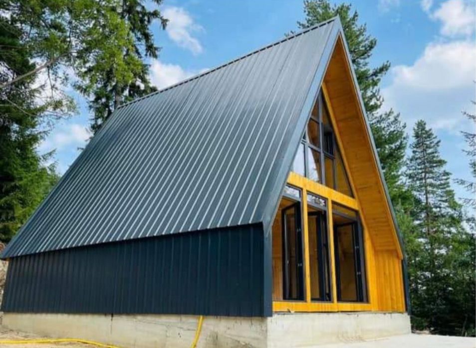 Vand cabane din lamn Aframe la cheie