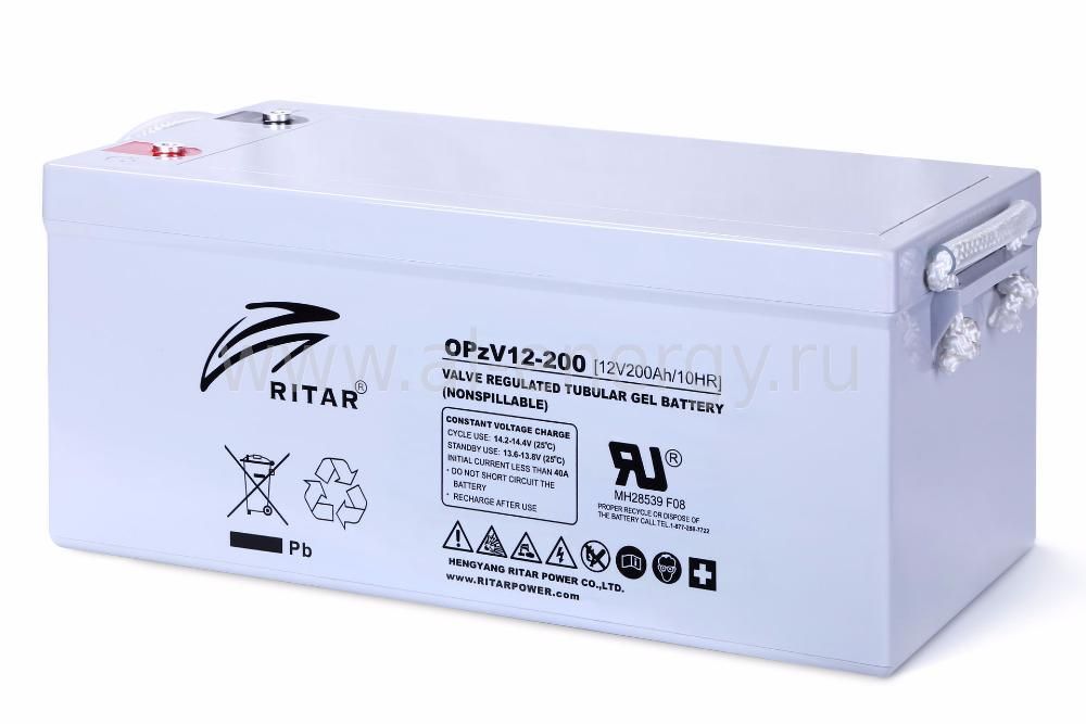 Тяговый аккумулятор для солнечных батарей. 75Ah -  200Ah.