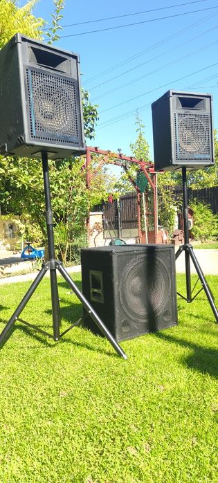 Boxe ,bass activ+ boxe pasive