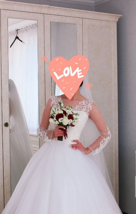 Продается шикарное свадебное платье!