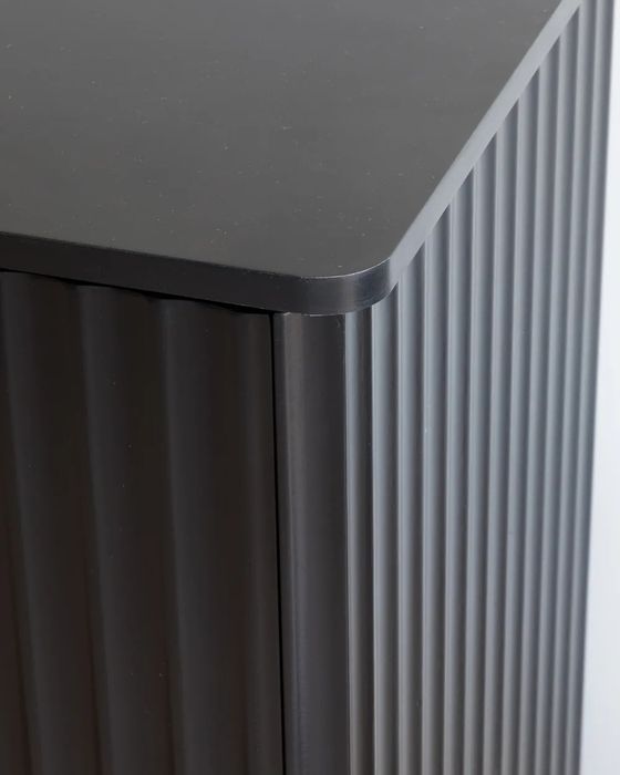 NOU Comodă înaltă "GLASTONBURY", negru