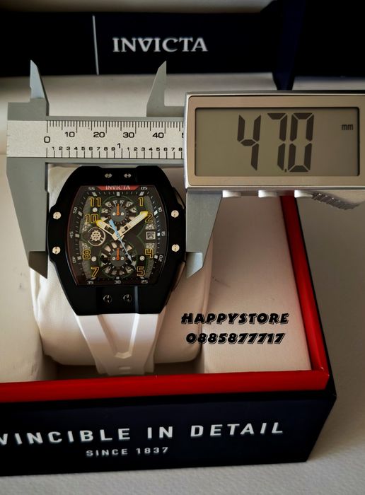 INVICTA Strada White 47 mm, Инвикта нов мъжки часовник