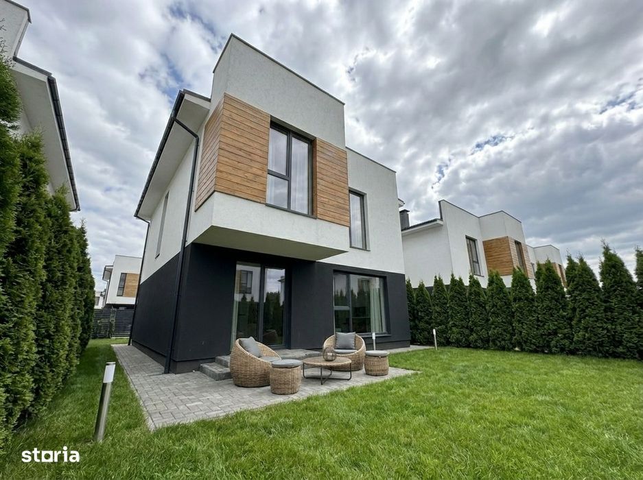 Ansamblu privat de case individuale, 5 camere, Toate utilitatile