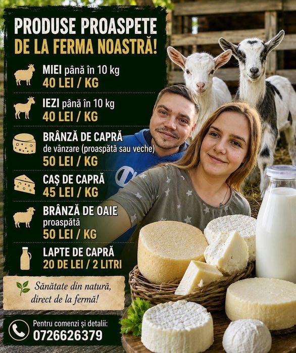 Brânză și lapte