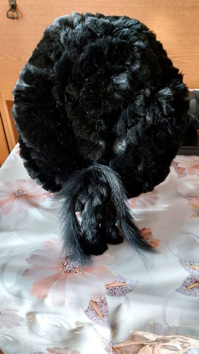 Шапка мех кролика