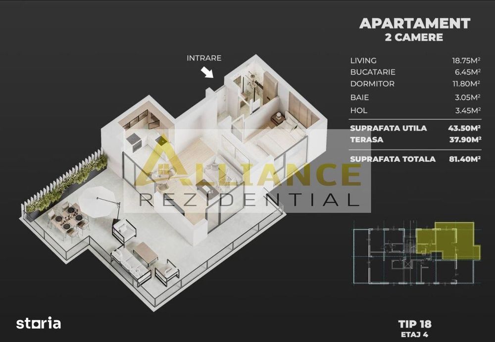 Bloc nou - Preturi accesibile | Proiect modern | Calitate premium