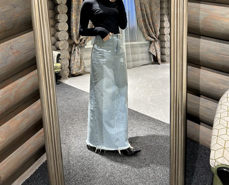 джинсовая юбка Mango