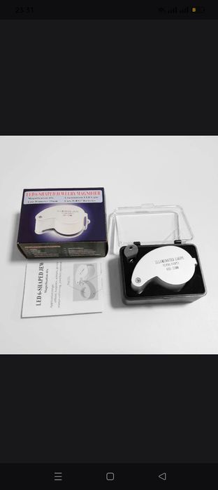 Лупа микроскоп линза