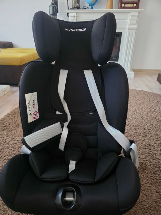 Scaun auto ISOFIX Wunderkid Angel Care, 0-36 kg, Negru