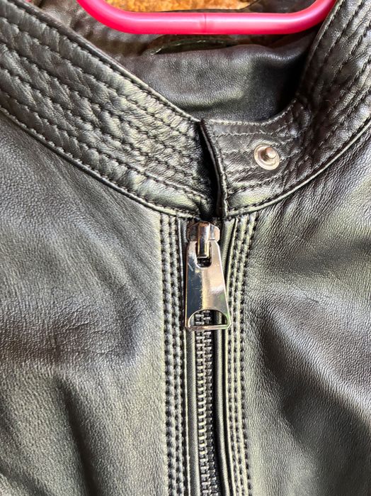 Ново кожено яке, черно преходно