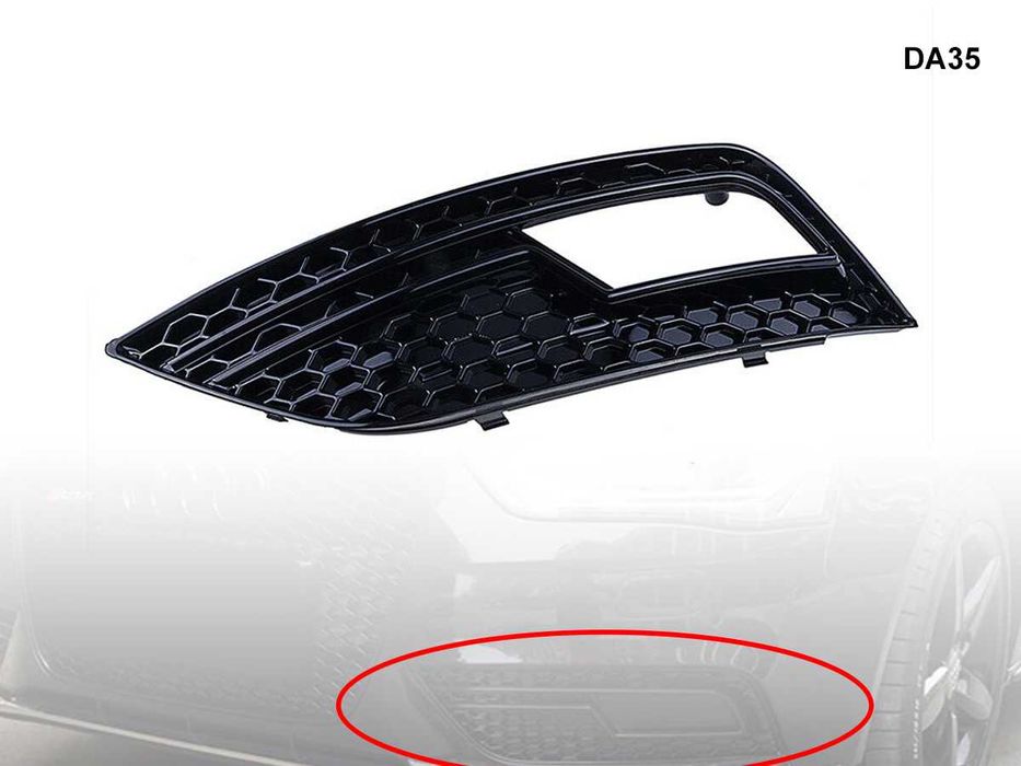Grile Grila Faruri Proiectoare Halogeni Tuning RS Audi A4 B8.5 S4
