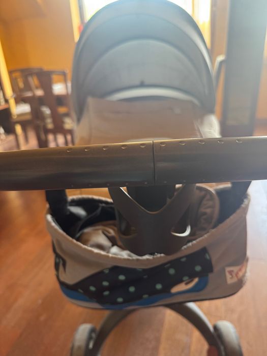 Бебешка количка Stokke Xplory + столче за кола + зимно чувалче