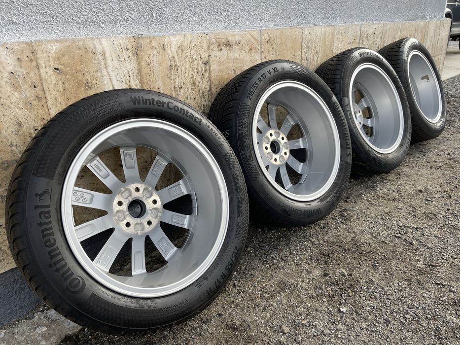 Jante Roți 17 VW Passat B8 Skoda Superb 3 T Roc Anvelope 215 55 R17