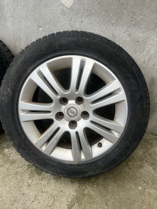Set 4 jante aliaj originale Opel R16 cu anvelope