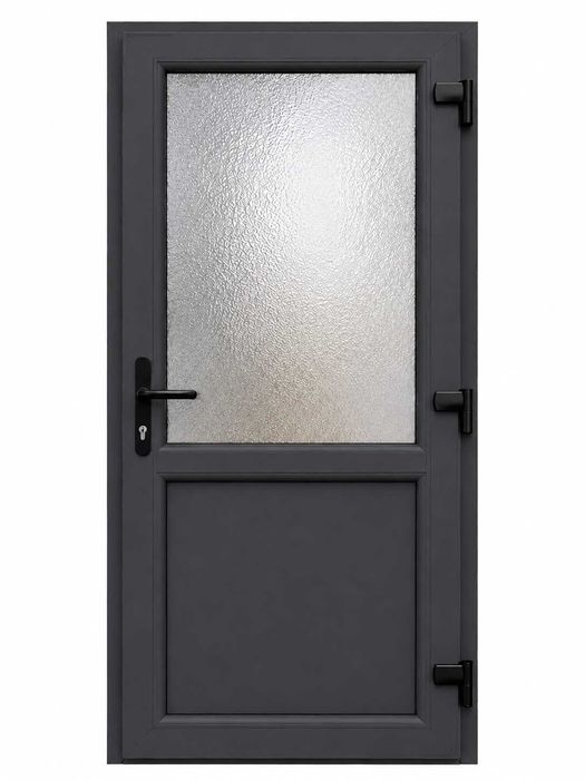 Usa termopan pvc de exterior culoare alb