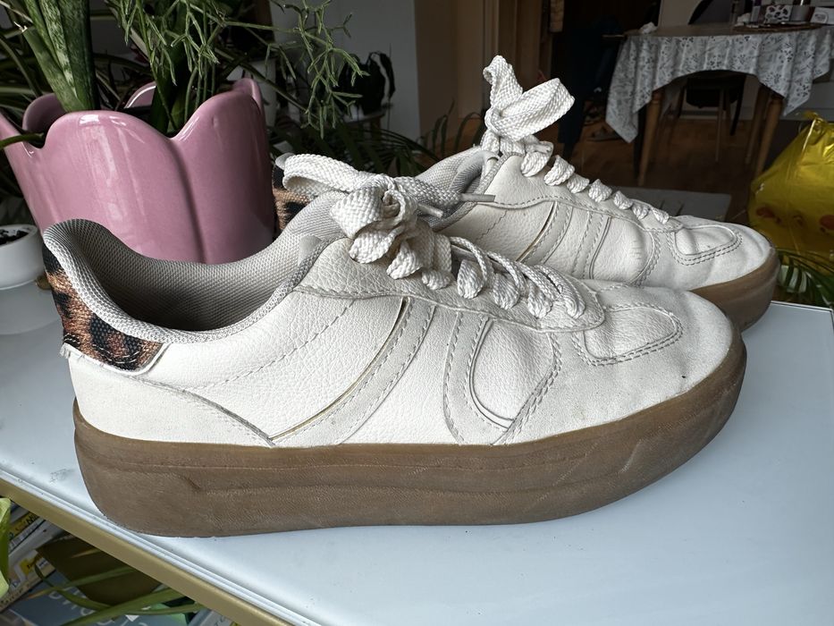 Бели Кецове с леопардова принт - 38 номер