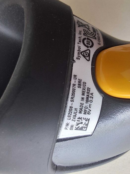 Symbol LS2208 USB 1D laser barcode scanner POS retail