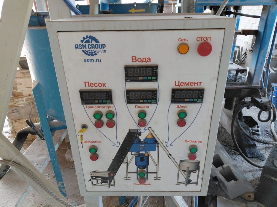 Оборудование для газоблока, брусчатки и сплитерного блока