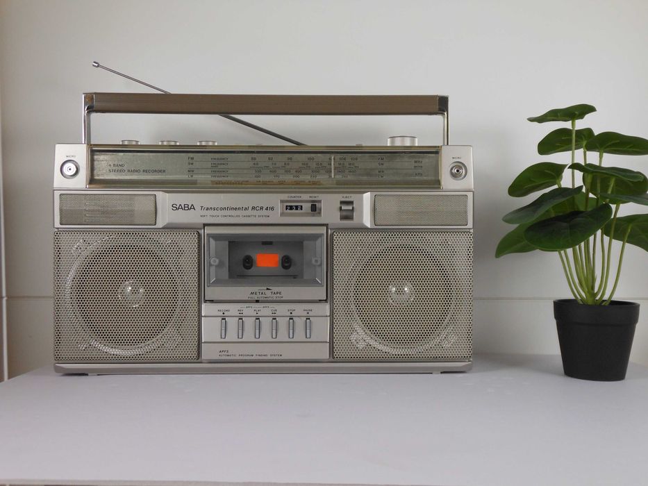 Radiocasetofon SABA RCR 416 – Restaurat complet