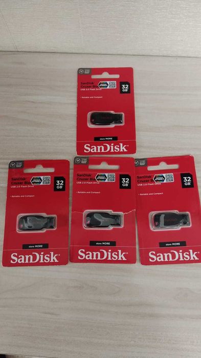 Флеш накопитель San Disk(оригинал)32 гб производства Малайзия