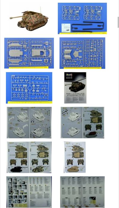 Kit macheta de asamblat WW2 tanc Marder l scara 1:35  Revell