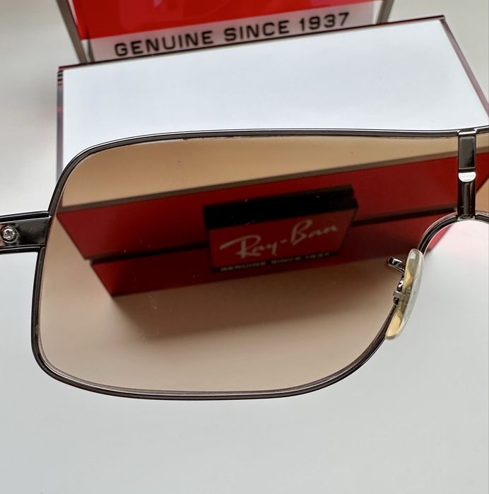 Ray Ban RB3244 shield стил, градиент, премиум модел