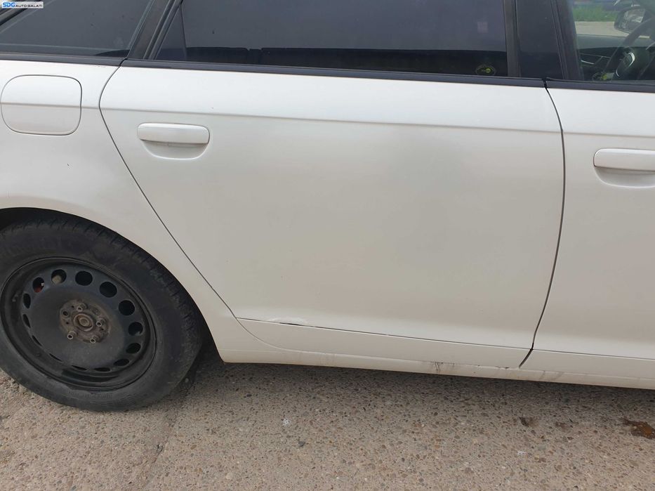 Usa Usi Portiera Portiere Dreapta Spate Dezechipata Audi A6 C6 Berlina Sedan 2004 - 2011 Culoare Colant Alb [K9768]