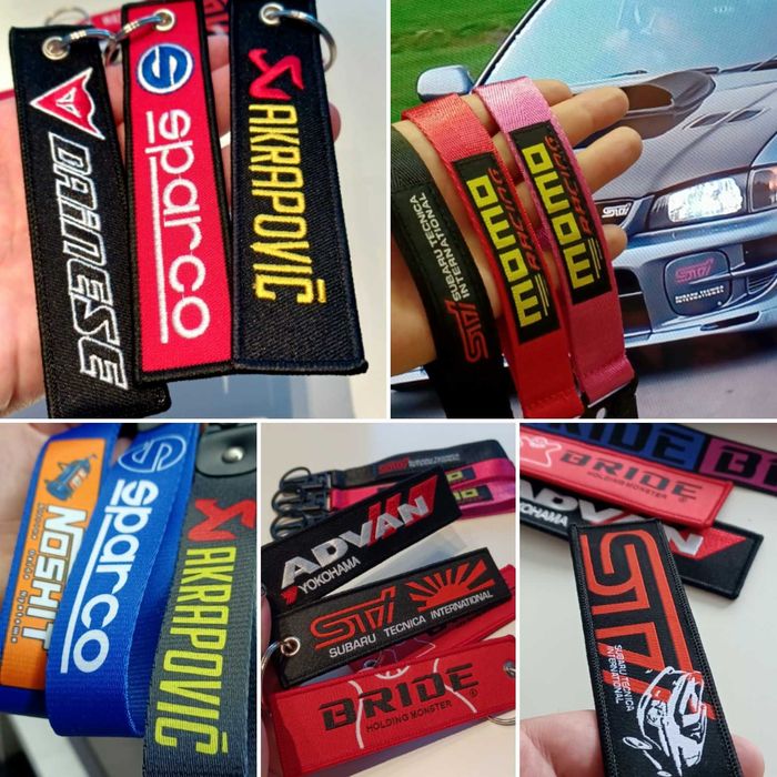 Ключодържател автомото Honda REPSOL Motul RECARO STI HKS Sparco връзки
