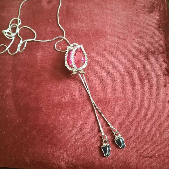 Ефектно опалово колие, медицинска стомана