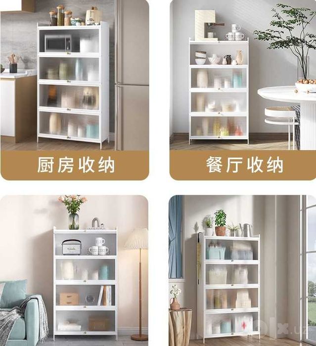Шкаф для кухни с роллетной дверцей для хранения\Oshxona shkafi eshikli