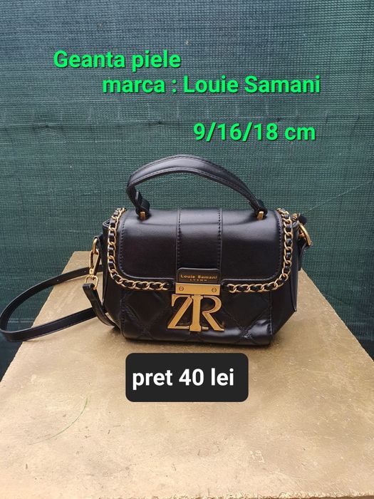 Geanta piele Louie Samani