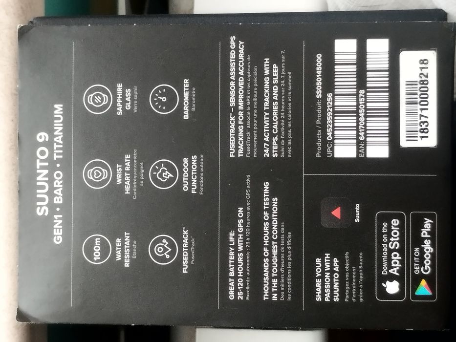 Suunto 9 G1 Baro Titanium