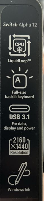 Гибридный планшет ACER