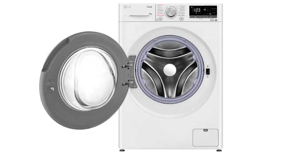Стиральная машина LG 8 кг — Уничтожает 99,9% бактерий + Доставка