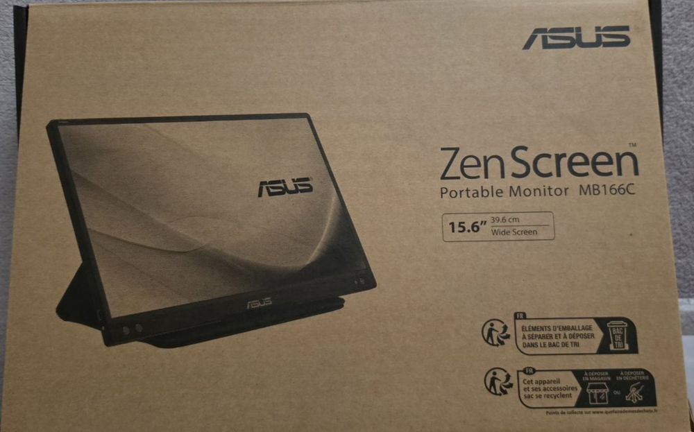 Монитор Asus MB166C ZenScreen IPS 15.6 1920x1080  5ms  USB 60Hz