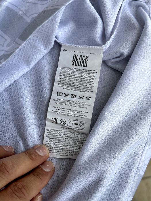 Мъжка "jersey" тениска Black Squad - размер L, КАТО НОВА