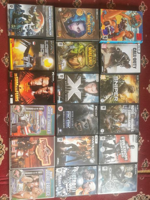 Super Jocuri PC de colectie Sniper Warcraft X-MEN King Kong Fifa Etc